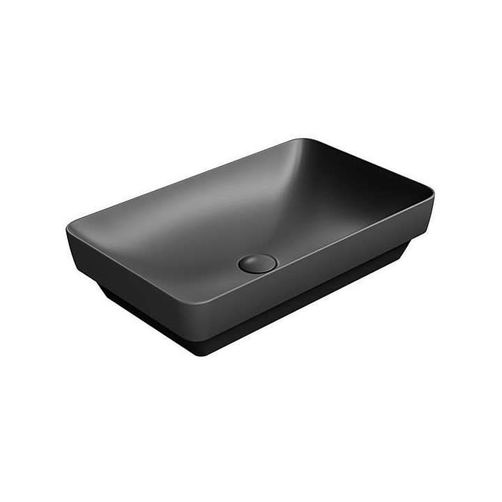 GSI Pura Раковина 60x38 черная матовая, 883726