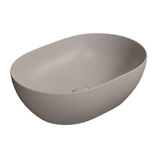 GSI Pura Раковина овальная 50x35 Tortora Opaco