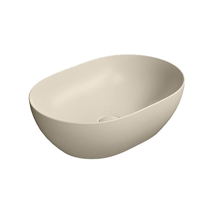 GSI Pura Раковина овальная 50x35 Creta Opaco, 886008