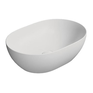 GSI Pura Раковина овальная 50x35 Bianco Opaco (белый)