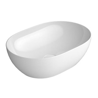 GSI Pura Раковина овальная 50x35 Bianco Lucido