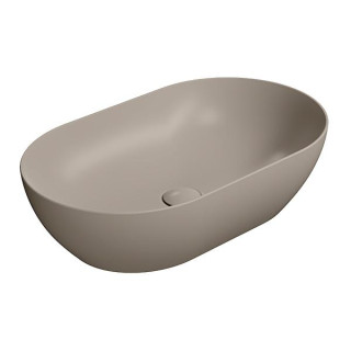 GSI Pura Раковина овальная 60x37 Tortora Opaco