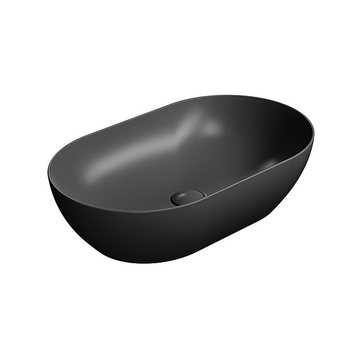 Раковина GSI Pura 60x37 черная, 883426