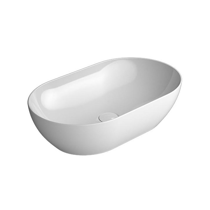 Раковина GSI Pura 60x37 см Bianco Lucido, 883411