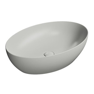 GSI Pura Раковина овальная 60x42 Cenere Opaco
