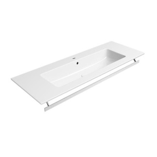 GSI Pura Раковина прямоугольная 122x46 Bianco Lucido