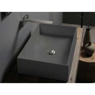 Scarabeo Teorema 2.0 Раковина накладная 60x40x14 см Lava BioKer