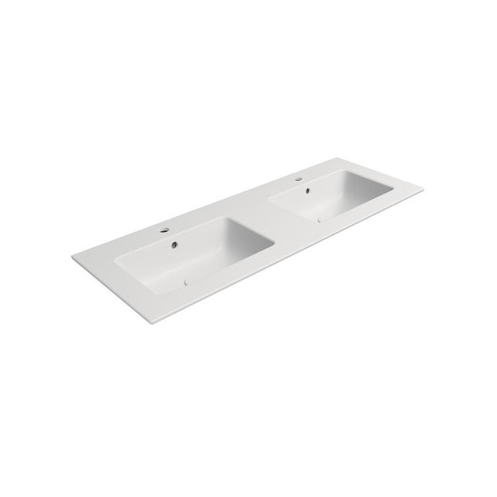 Раковина GSI Pura 122x46 см Bianco Opaco, 8888109