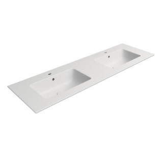 GSI Pura Раковина прямоугольная 142x46 Bianco Opaco (белый)