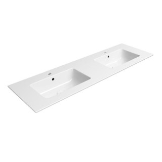 GSI Pura Раковина прямоугольная 142x46 Bianco Lucido