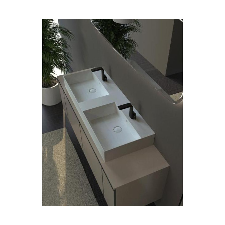 Раковина Flaminia App Latte 120x47, AP120LLAT