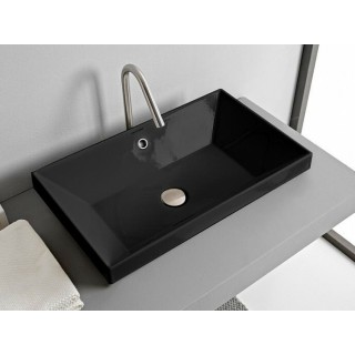 Scarabeo Teorema 2.0 Раковина встраиваемая 60x36x17 см ардезия мат (Ardesia matt) BioKer