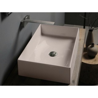 Scarabeo Teorema 2.0 Раковина накладная 60x40x14 см песочный матовый (Sand matt)