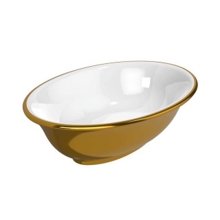 Раковина Flaminia Boll 56x40 Bianco/Oro, BL56LOR