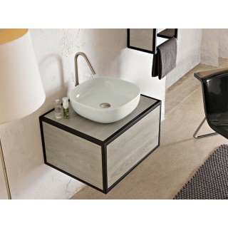 Scarabeo Glam Раковина накладная 40x40x12.5 см жемчужный (Pearl)