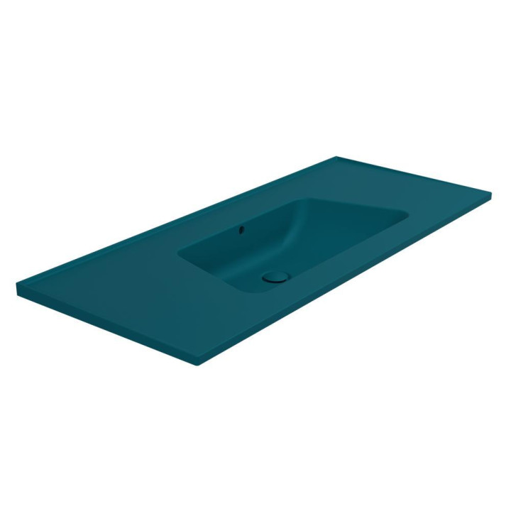 Раковина Flaminia Bloom 122x51.5 Petrolio, BM120LPET