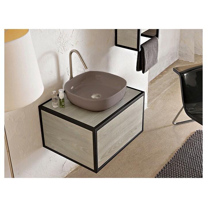 Раковина Scarabeo Glam 40x40 см песочный матовый, 180652