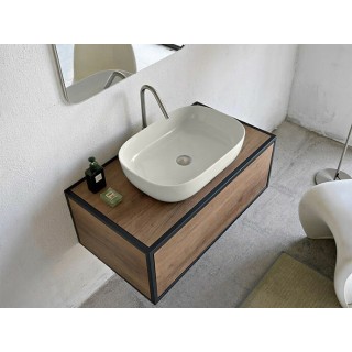 Scarabeo Glam Раковина накладная 56x39x14 см жемчужный (Pearl)