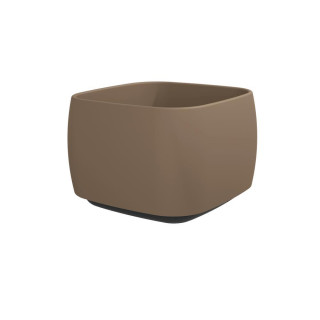 Flaminia Flag Раковина квадратная 42x42 Carbone, Fango