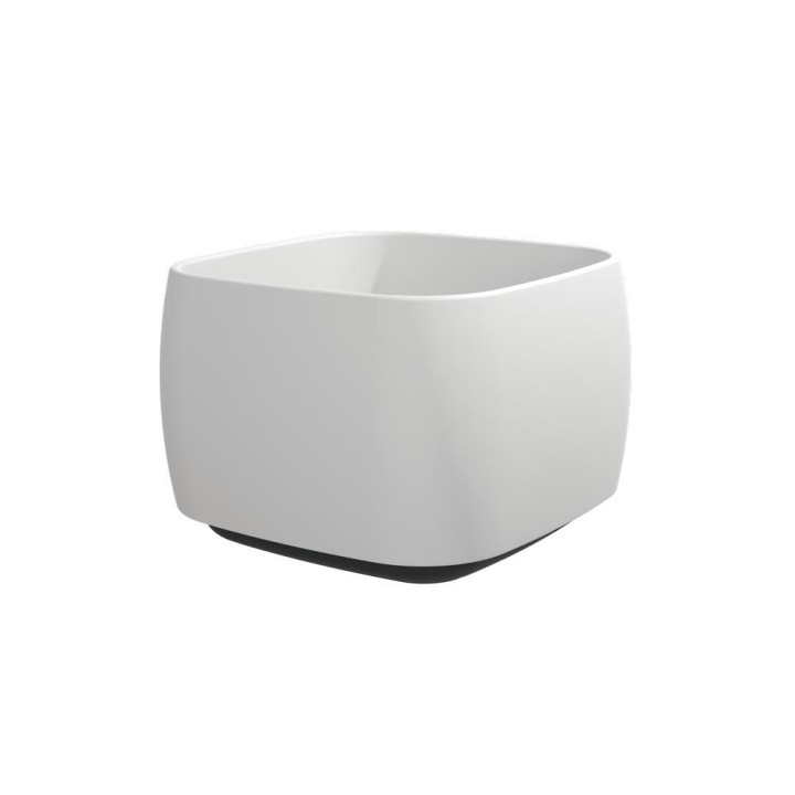 Раковина Flaminia Flag 42x42 Latte, Carbone, FG40H28SLC