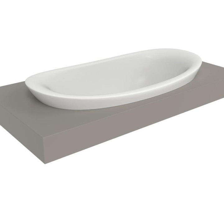 Раковина Flaminia Io 90x48 Latte, IO4290LAT