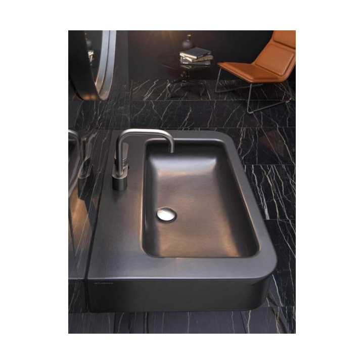 Раковина Flaminia Madre 75x50 Carbone, MA75LCAR