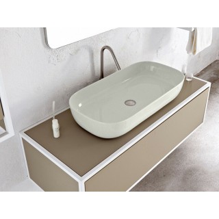 Раковина Scarabeo Glam, жемчужный 76x39 см, 180341