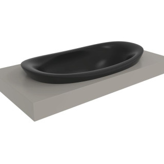 Раковина Flaminia Io Carbone 90x48, IO4290CAR