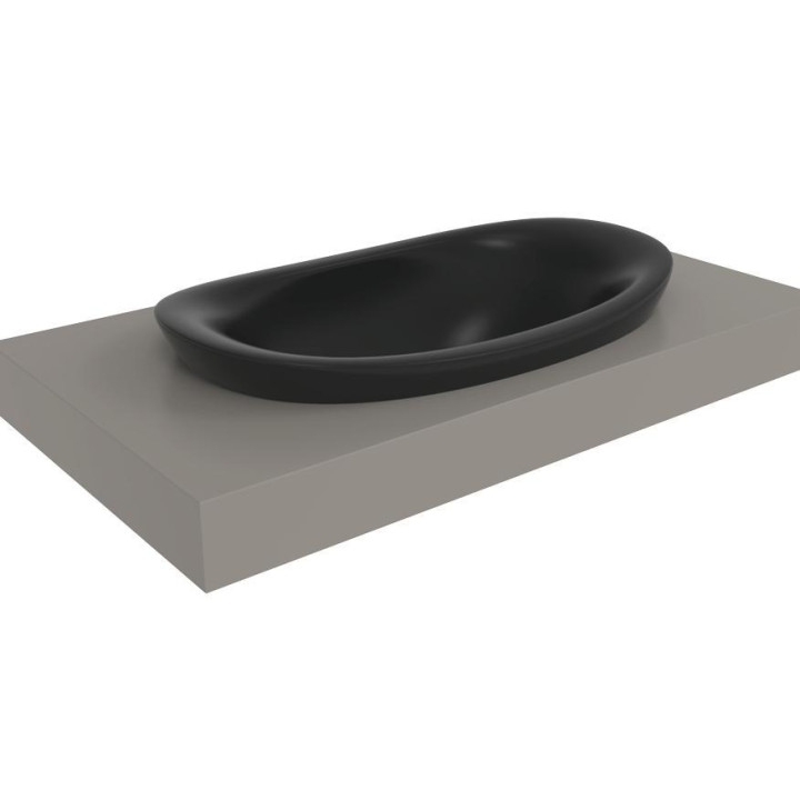 Раковина Flaminia Io 75x45 Carbone, IO4275CAR