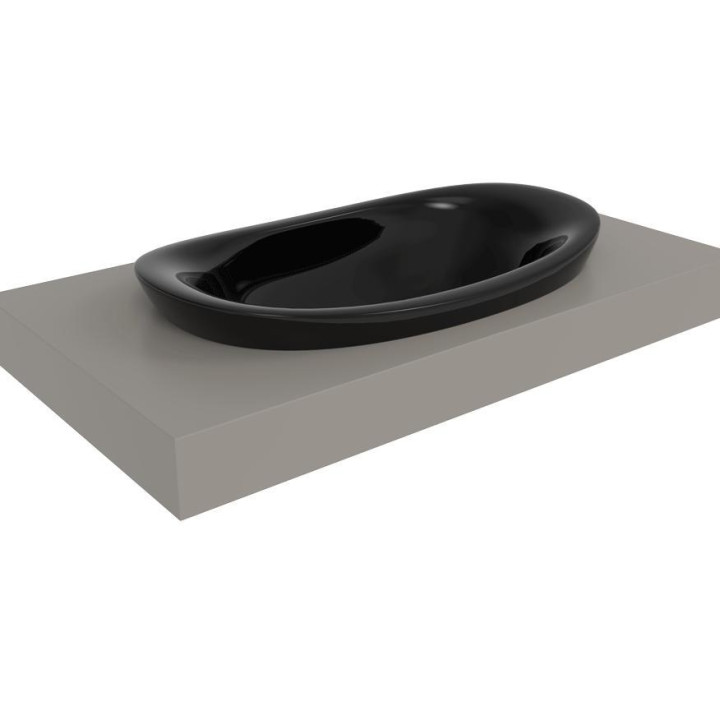 Раковина Flaminia Io 75x45 Nero, IO4275NER