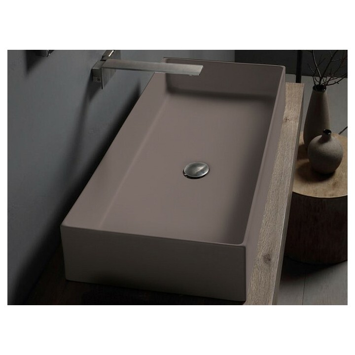 Раковина Scarabeo Teorema 2.0 80 см песочный матовый, 510252