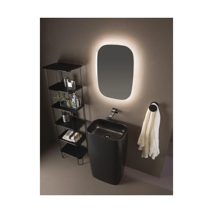 Раковина Flaminia Flag в матовом черном, FG52PCAR