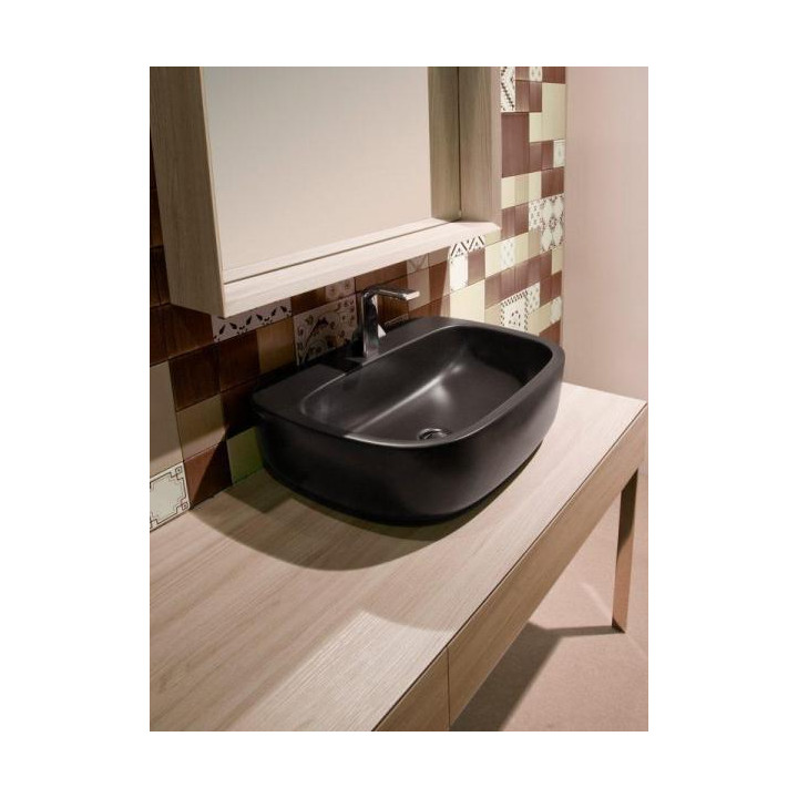 Раковина Flaminia Mono 64x48 черная, MN64LCAR