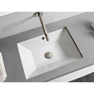 Scarabeo Teorema 2.0 Раковина встраиваемая 45x36x17 см белый глянцевый