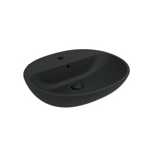 Flaminia Nuda Раковина овальная 60x54.5 Carbone