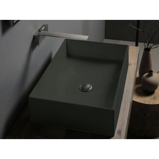 Scarabeo Teorema 2.0 Раковина накладная 60x40x14 см ардезия мат (Ardesia matt) BioKer