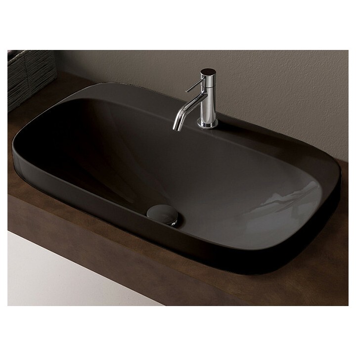 Раковина Scarabeo Moon 72 см ардезия мат, 551249BK