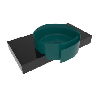 Купить раковину Flaminia Roll 44x44 Petrolio, RL44SPET