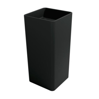 Flaminia Monowash Раковина квадратная 40x40 Carbone