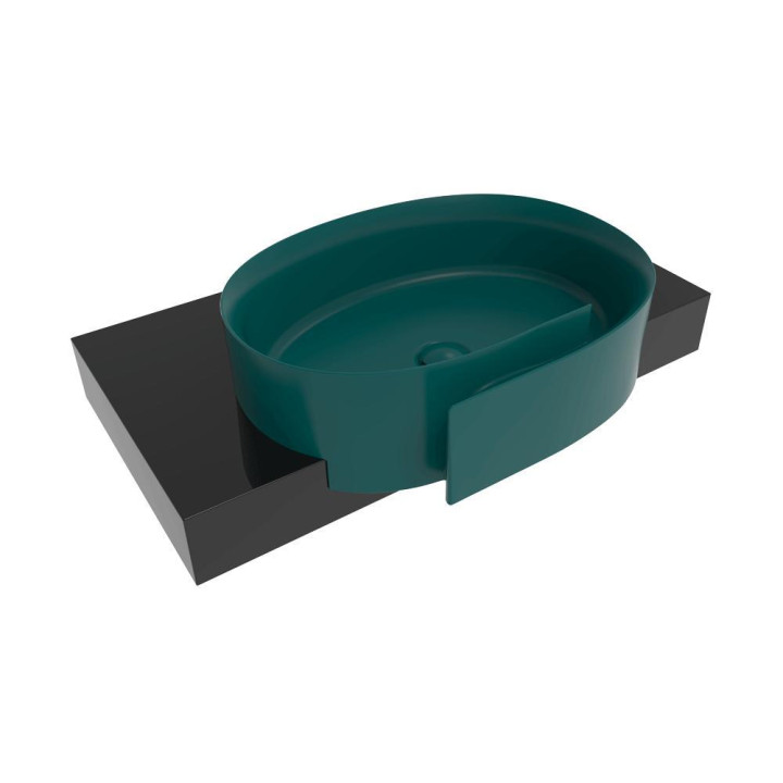 Раковина Flaminia Roll 56x42 Petrolio, RL56SPET