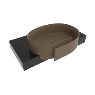 Раковина Flaminia Roll 56x42 Fango, RL56SFAN