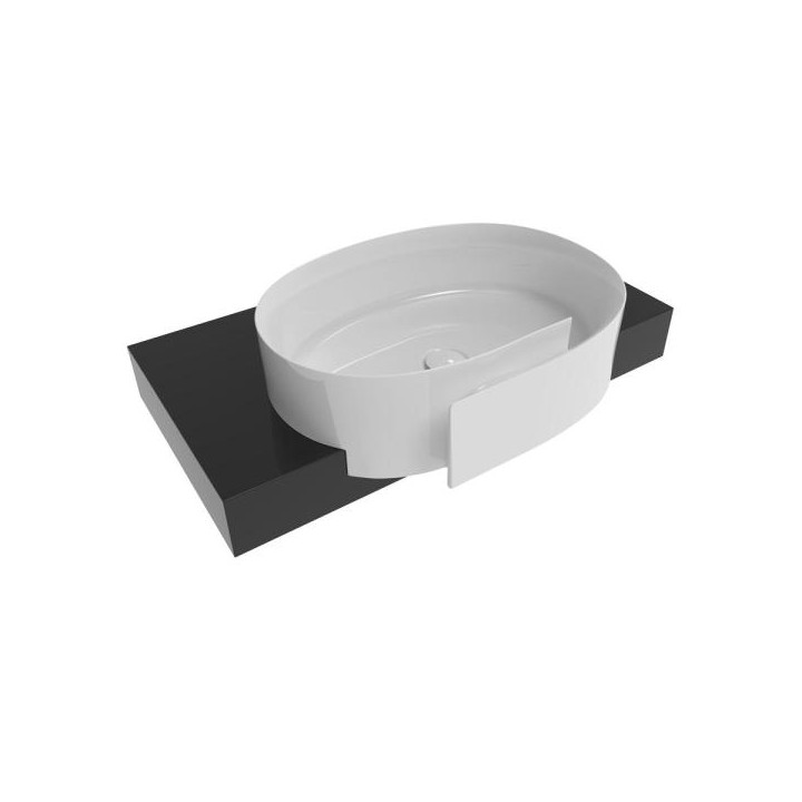 Flaminia Roll Раковина овальная Bianco 56x42, RL56S