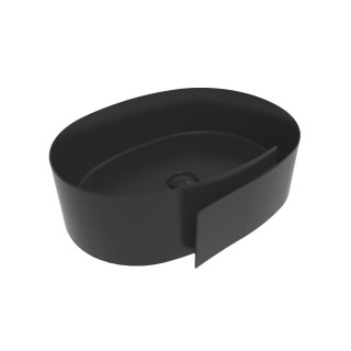 Раковина Flaminia Roll 56x42 Carbone, RL56LCAR