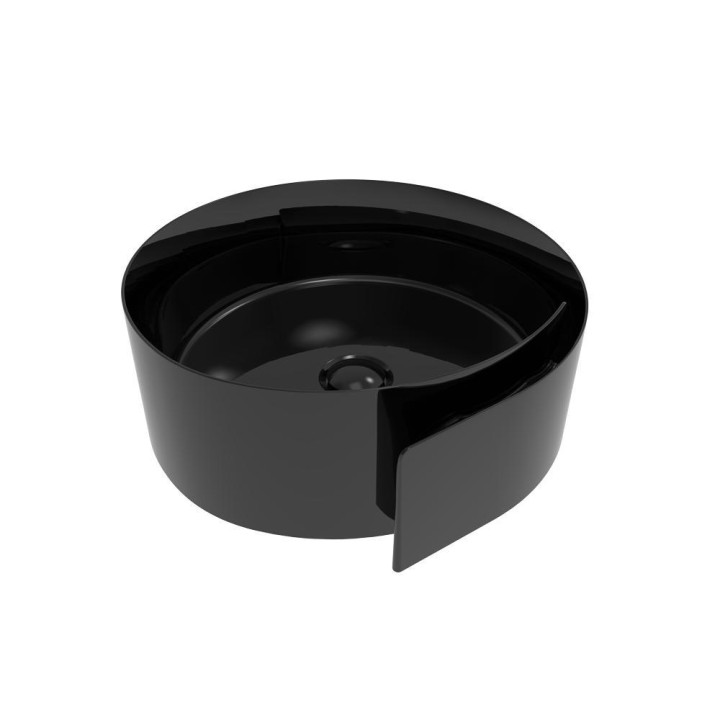 Раковина Flaminia Roll в цвете Nero, RL44LNER