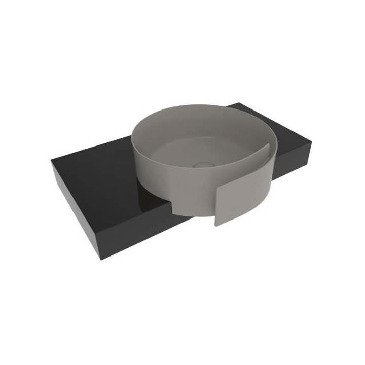 Flaminia Roll Раковина 44х44 Cenere, RL44SCEN