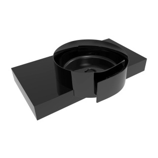 Раковина Flaminia Roll 44x44 Nero, RL44SNER