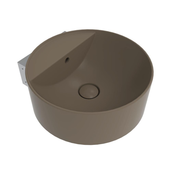 Раковина Flaminia Twin 42x42 Fango, TW42SFAN