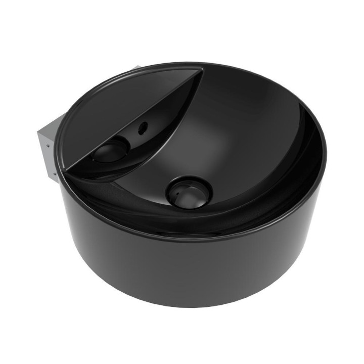 Раковина Flaminia Twin 42x42 Nero, TW42SNER