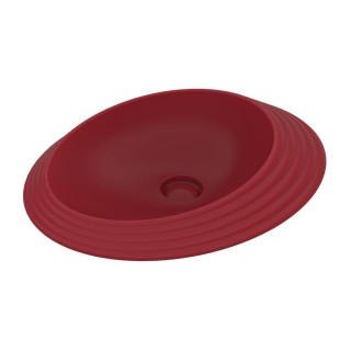 Flaminia Spire Раковина овальная 58x46 Rosso Rubens