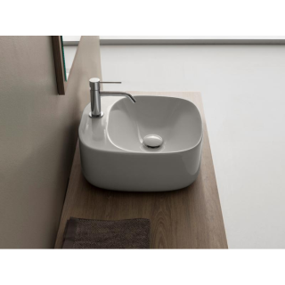 Раковина Scarabeo Moon 42x42 Pearl matt, 550441